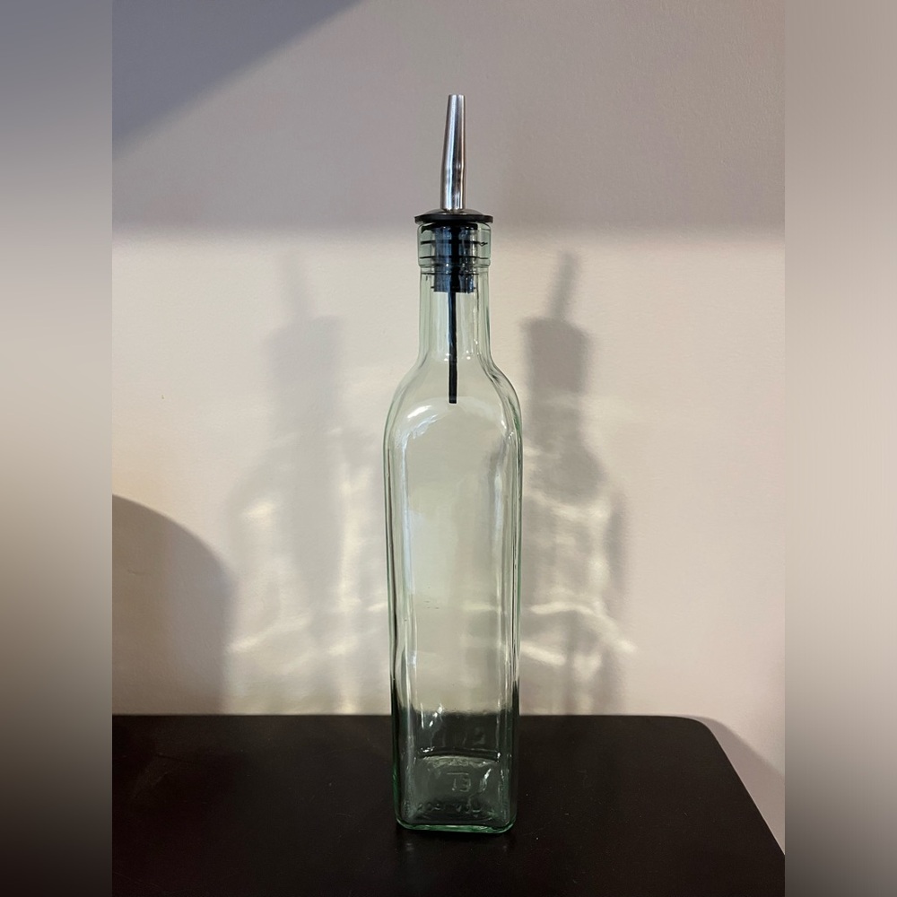 Glass Bottle Kitchen Oil Vinegar Refill